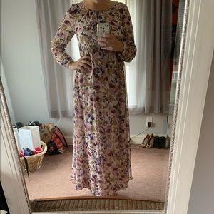 Lauren Conrad Runway Bow Front Peasant Maxi